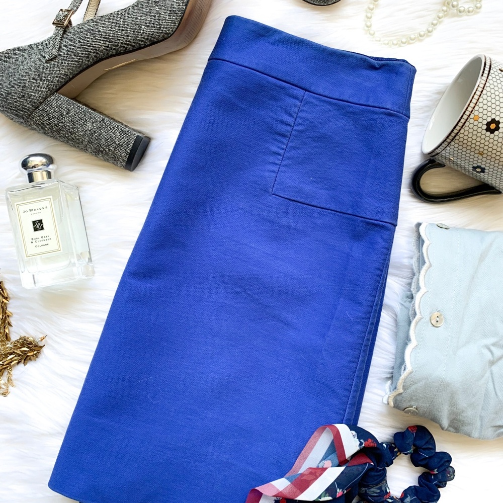 J. Crew Classic Mini in Double Serge Cotton Skirt